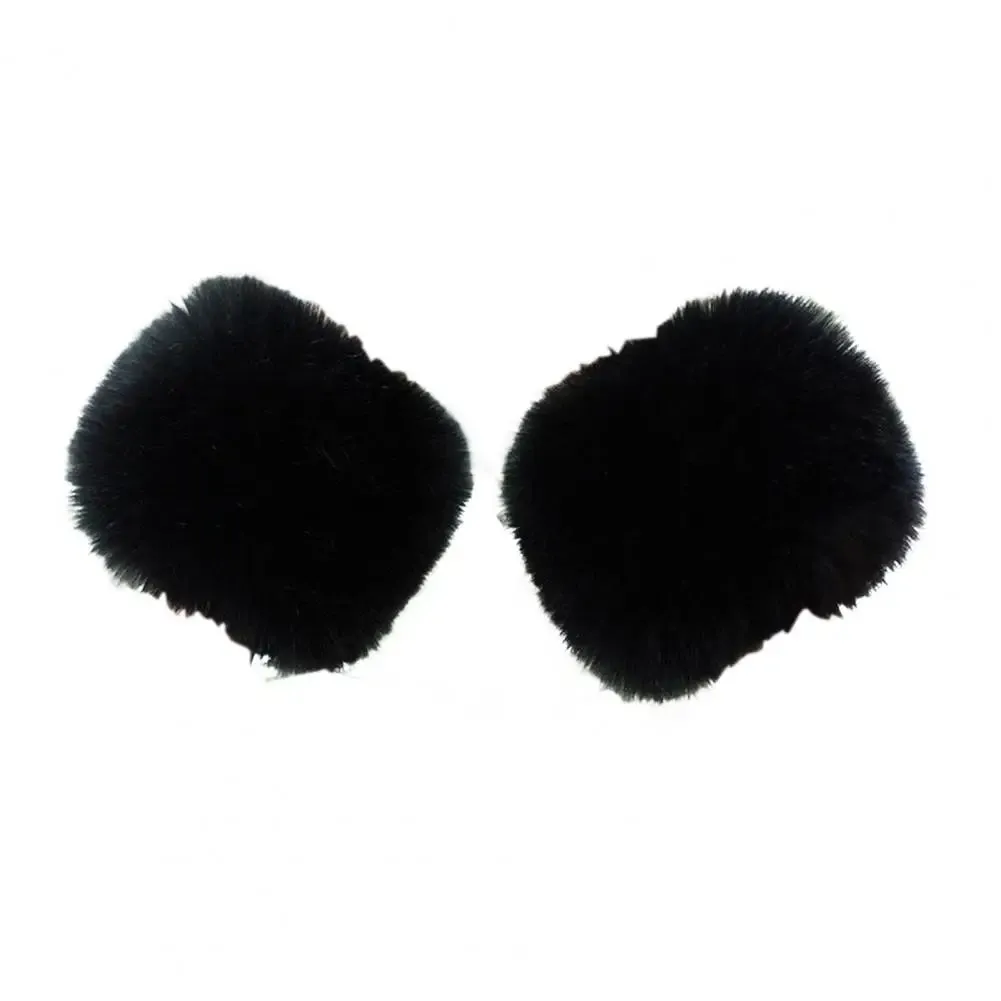 1 Pair Trendy Universal Versatile Stylish Imitation Fur Arm Warmers