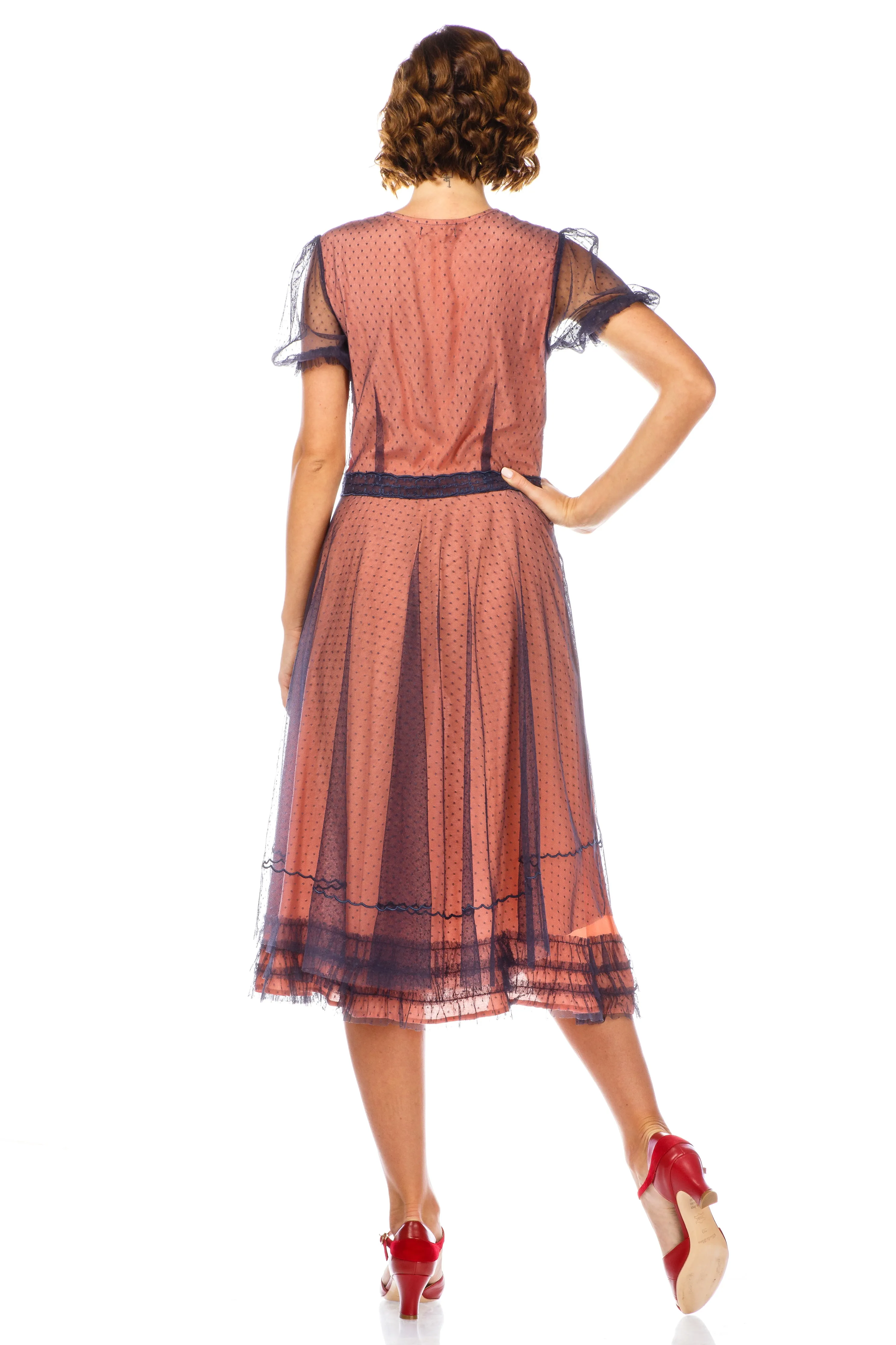 1920s Style Dress in Royal Navy by Nataya