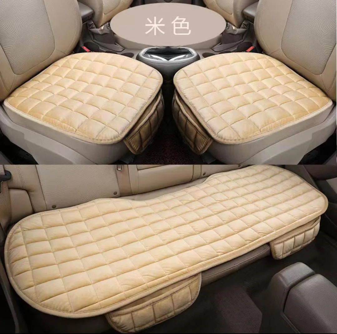 3PCS / Set Luxurious Warm Car Seat Cover