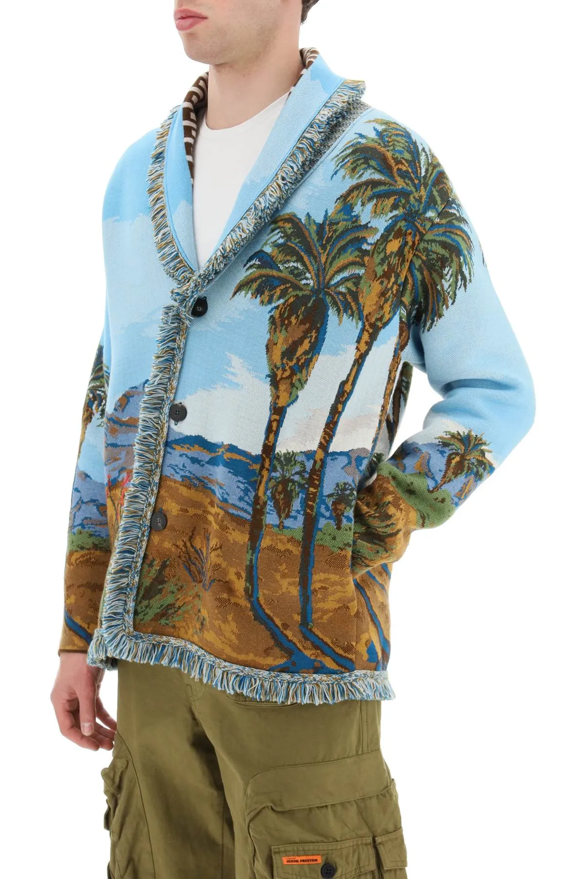 Alanui 'land of dreams' jacquard cardigan