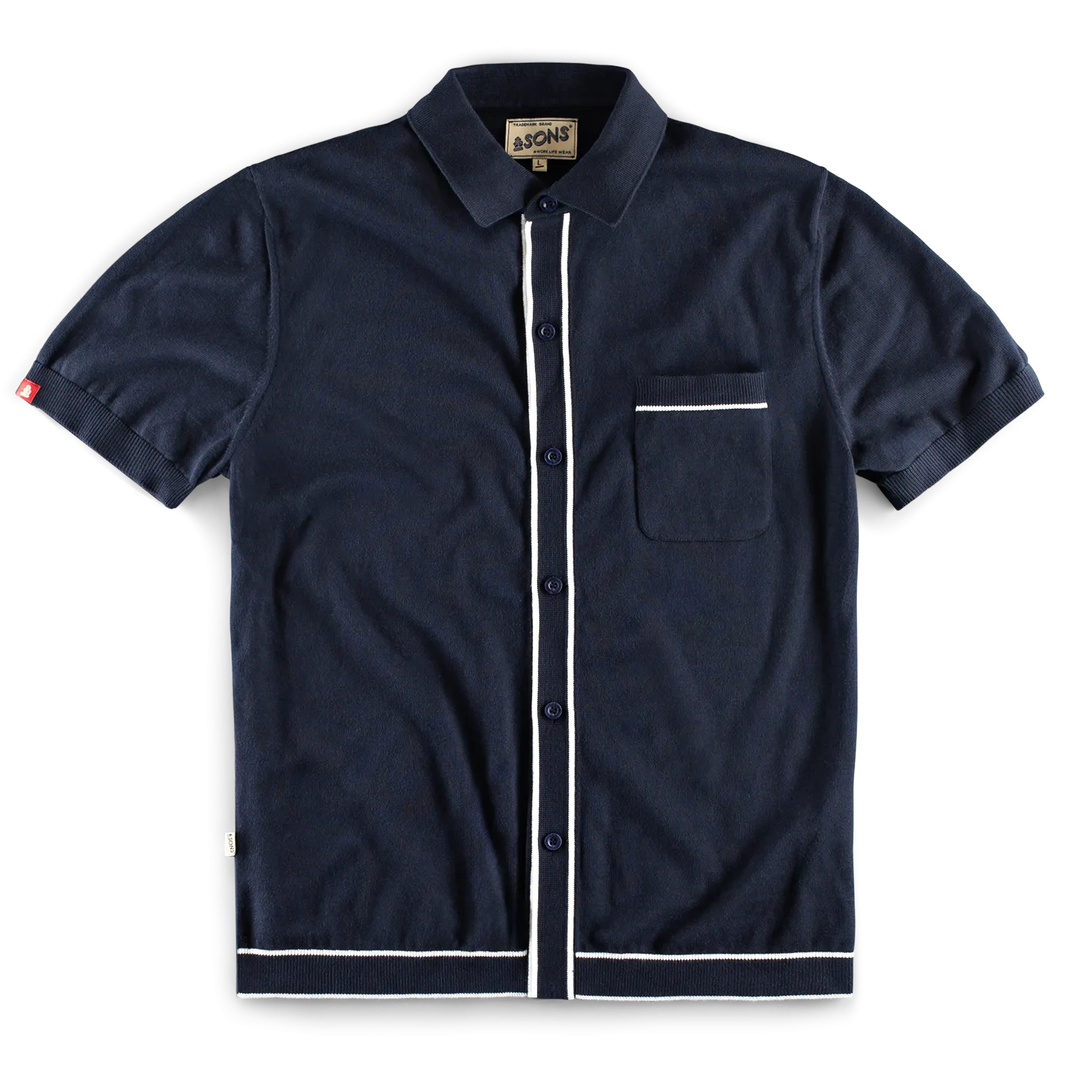 &SONS Dean Polo Navy