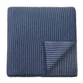 Azoia Blanket [Grey blue/Light grey blue]