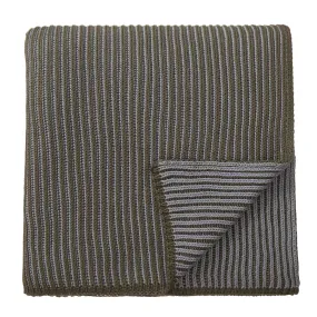 Azoia Blanket [Olive green/Silver grey]