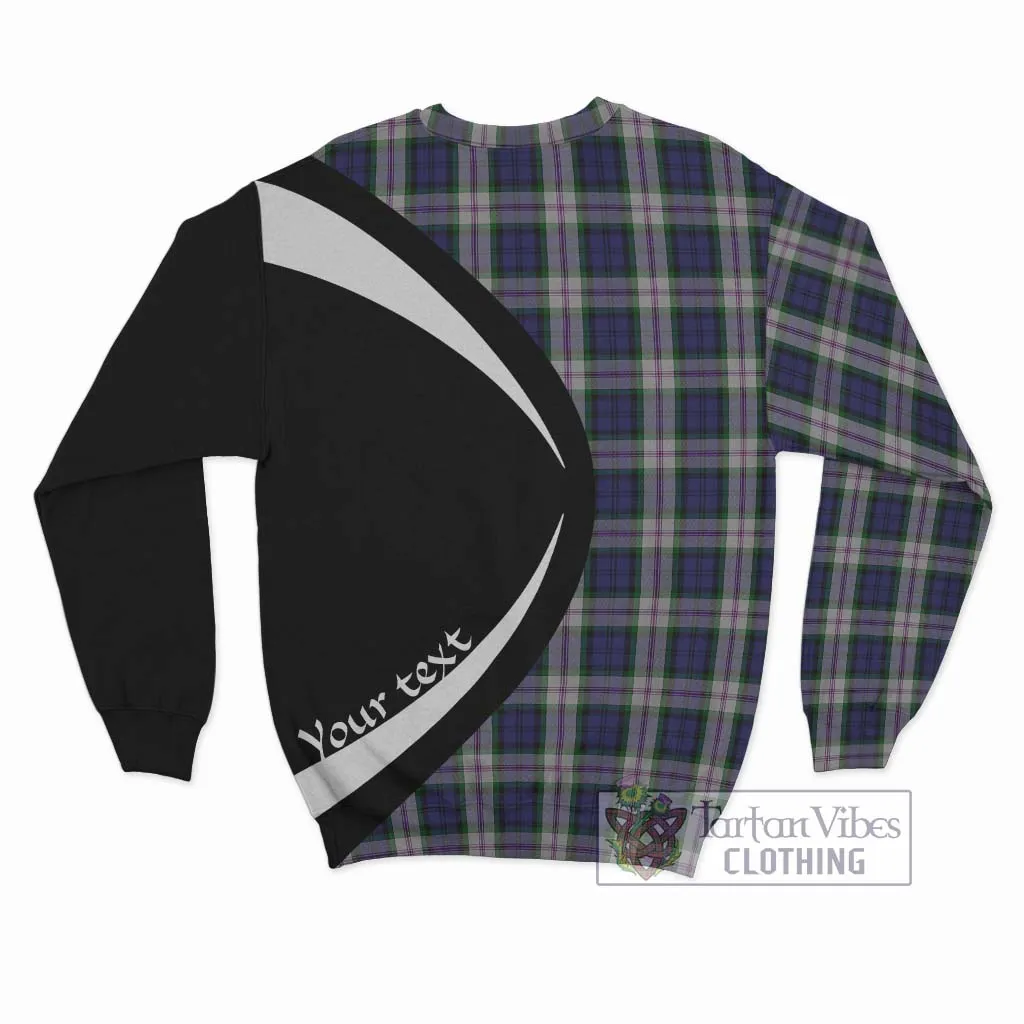 Baird Dress Tartan Sweatshirt with Family Crest Circle Style