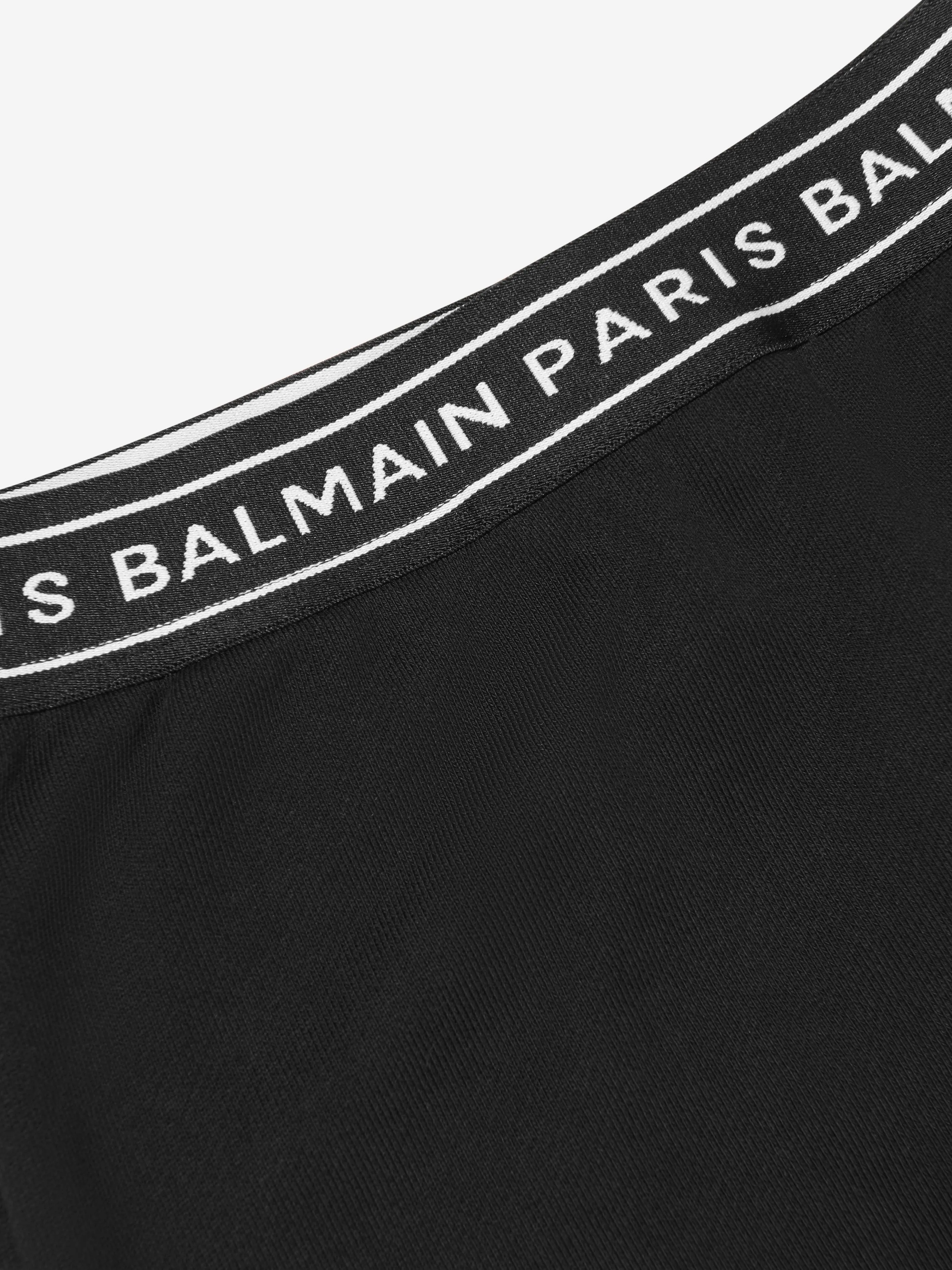 Balmain Girls Logo Skirt in Black