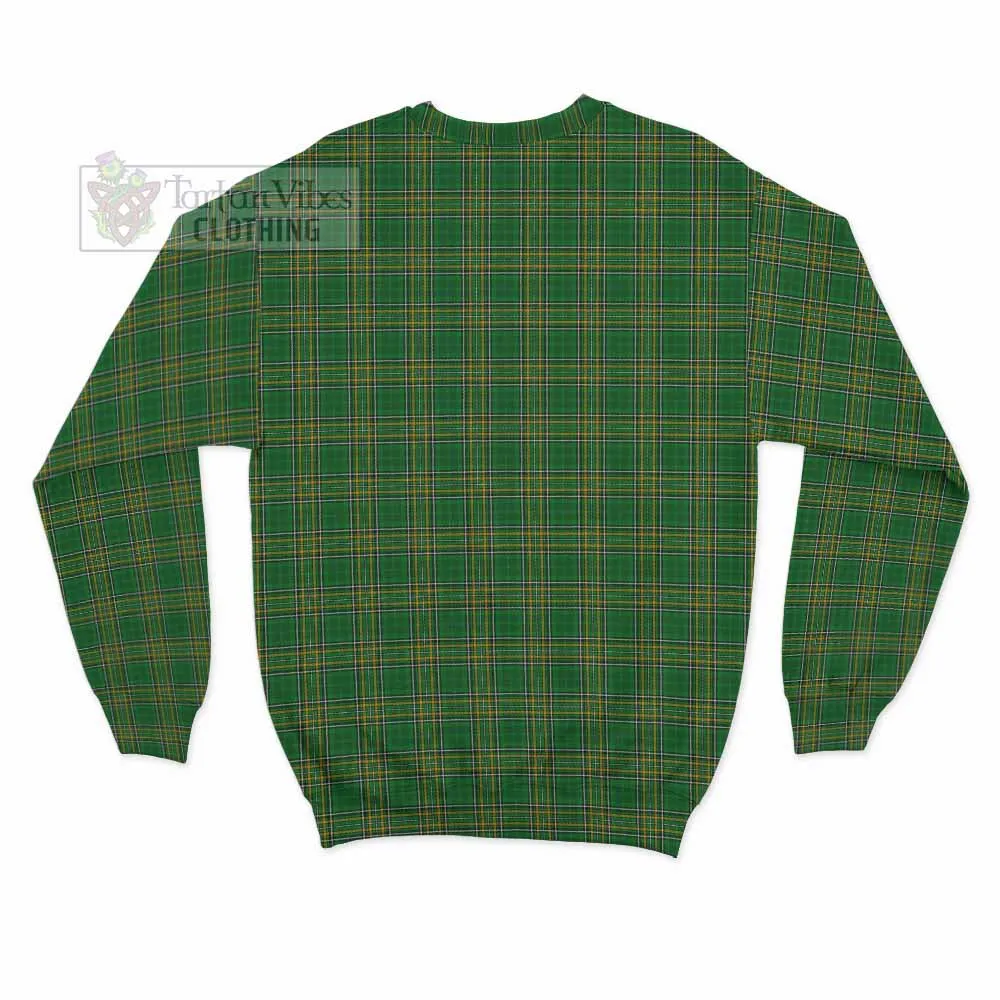 Beirne Irish Clan Tartan Sweatshirt with Coat of Arms