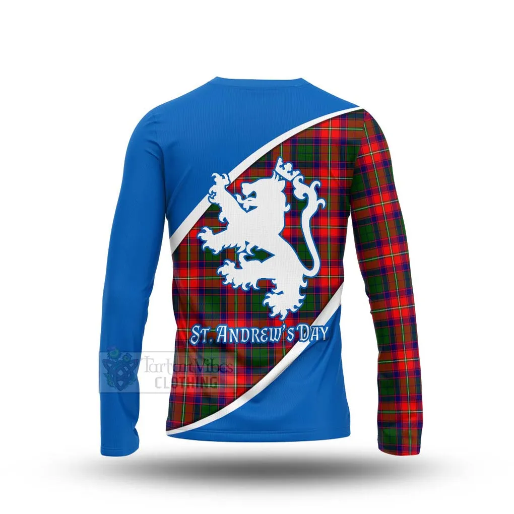 Belshes (Belsches) Family Crest Tartan Long Sleeve T-Shirt Celebrate Saint Andrew's Day in Style