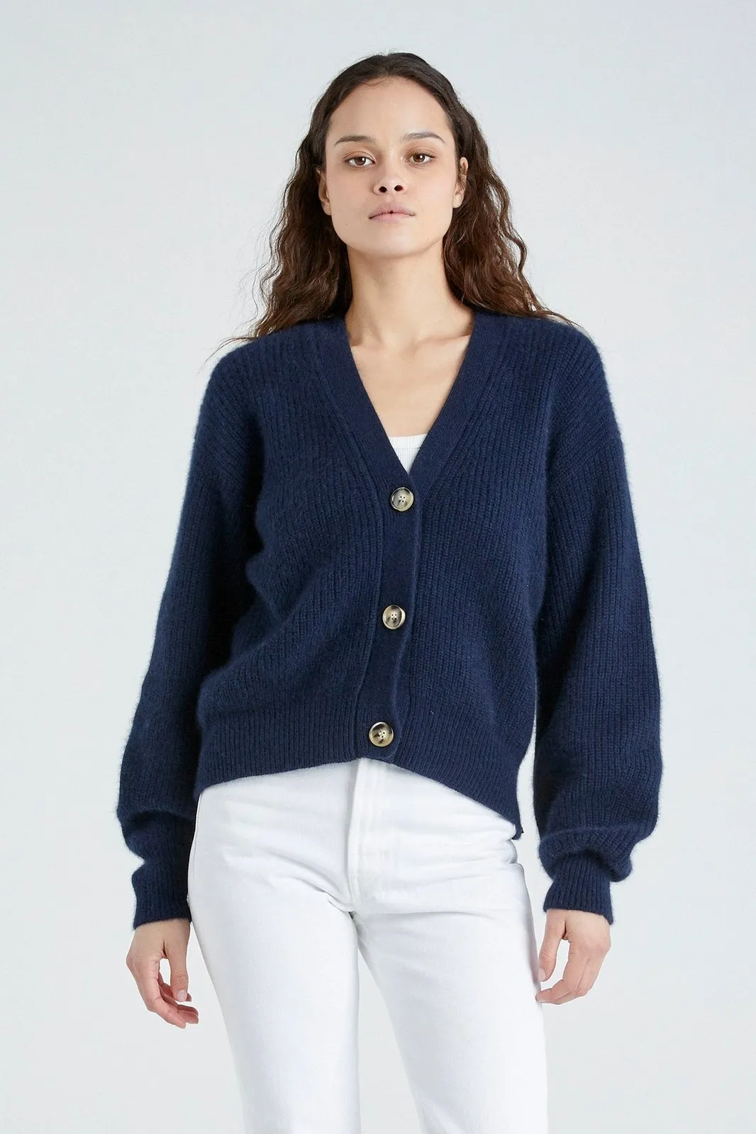   Beryll Cashmere Cardigan Sweater | Navy Blue