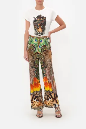 BIAS CUT DRAWSTRING PANT SURREALIST XANADU