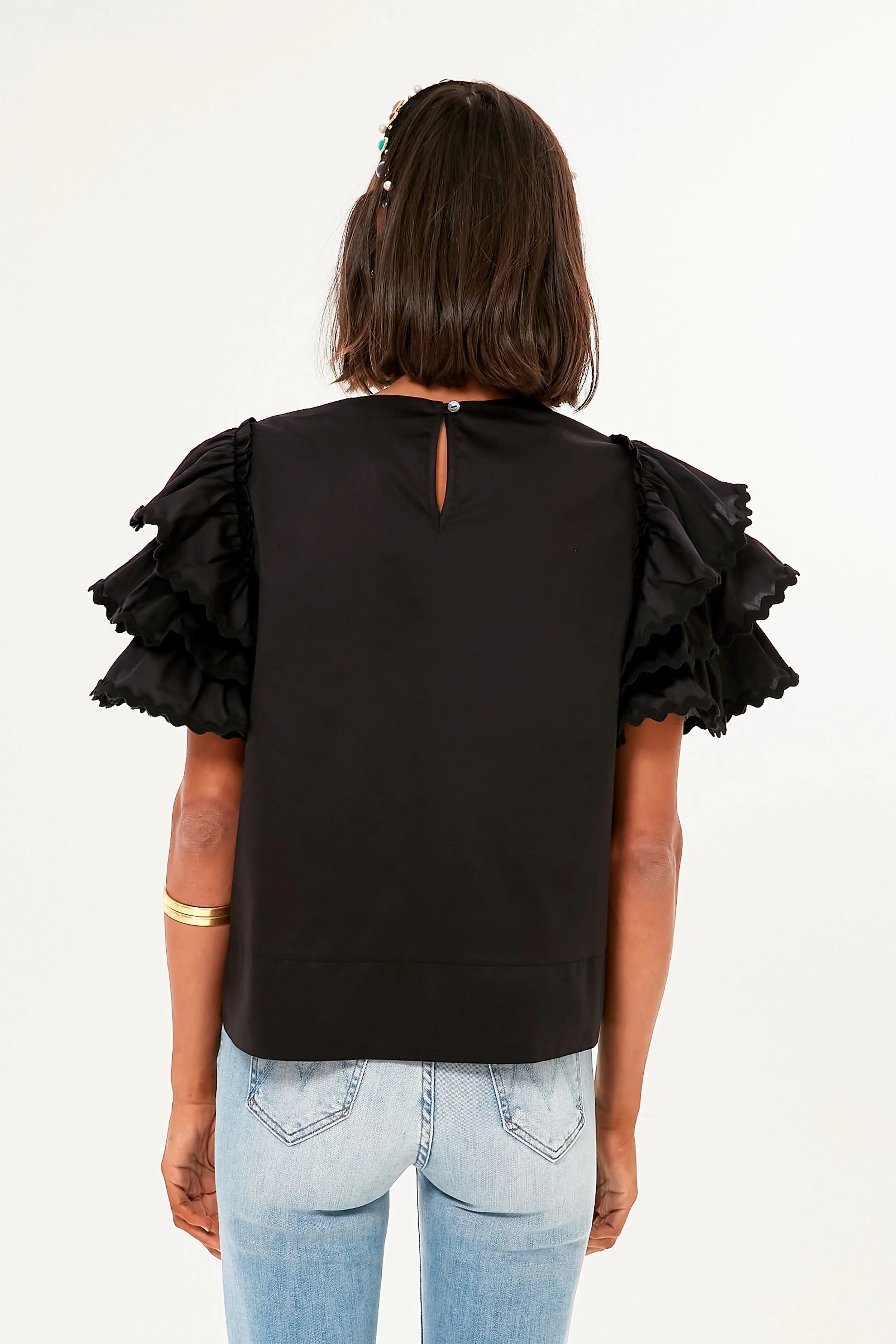 Black Juliette Blouse