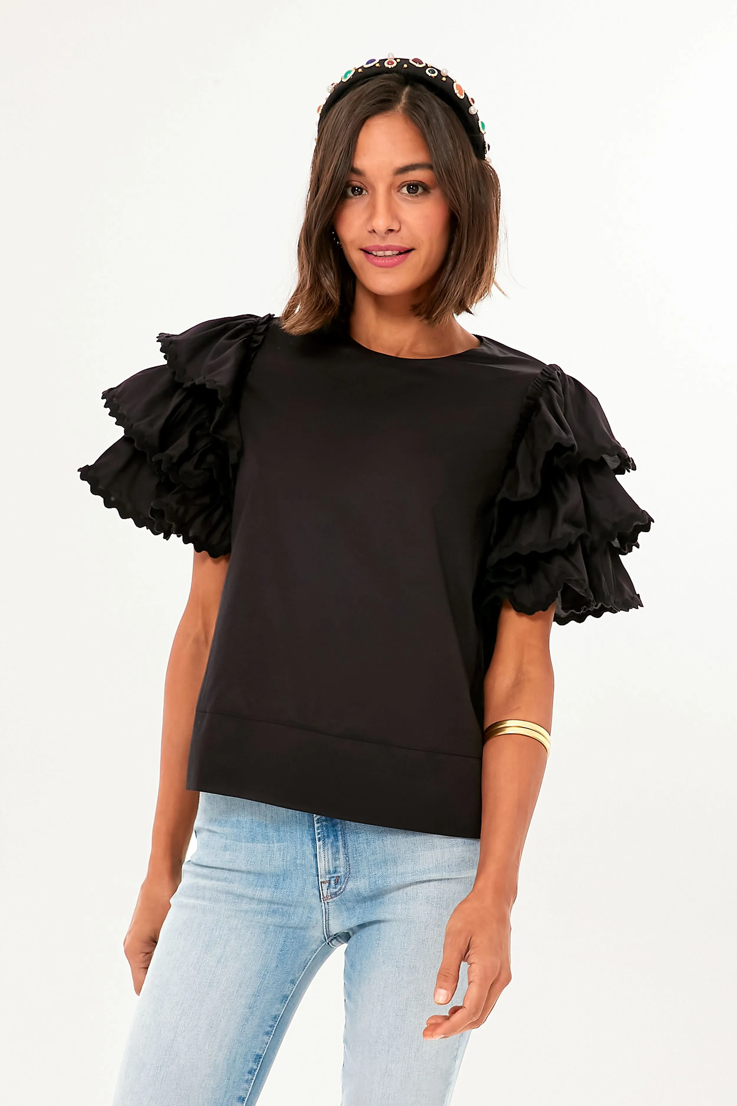 Black Juliette Blouse