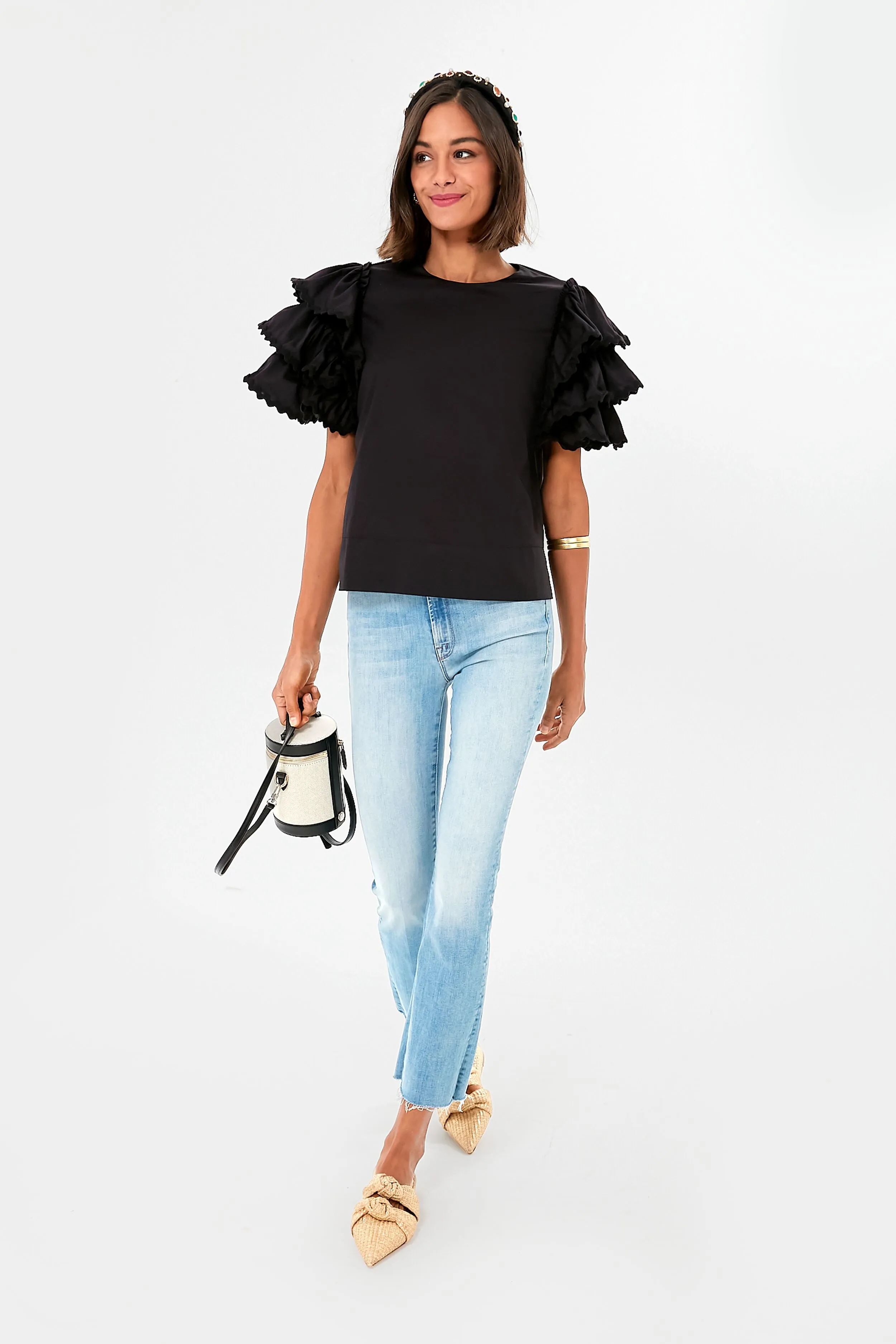 Black Juliette Blouse