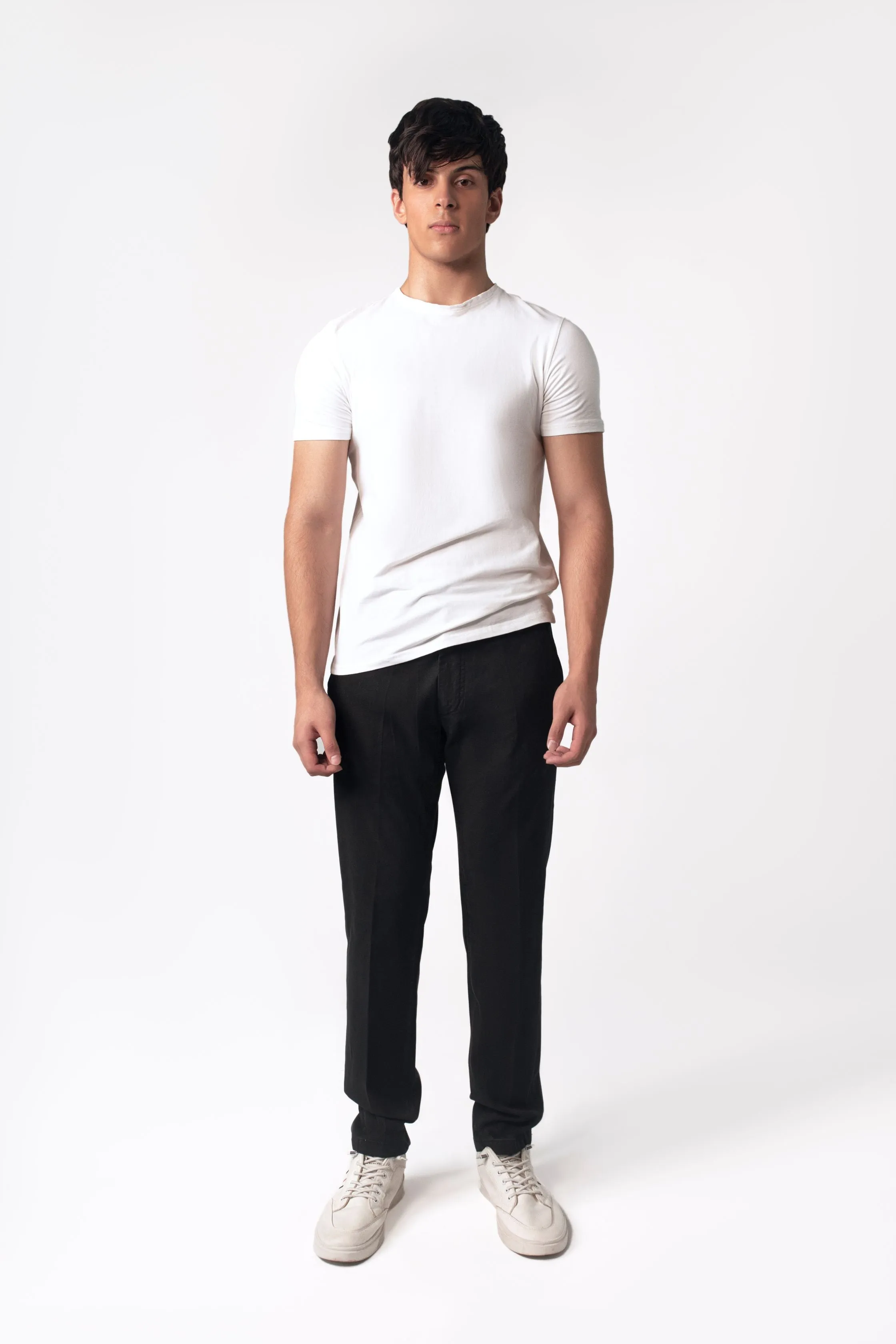 Black Slim Fit Chino Pants