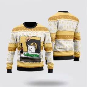 Black Velvet Whisky Cat Meme Christmas Ugly Christmas Sweater For Men And Women, Best Gift For Christmas, Christmas Fashion Winter