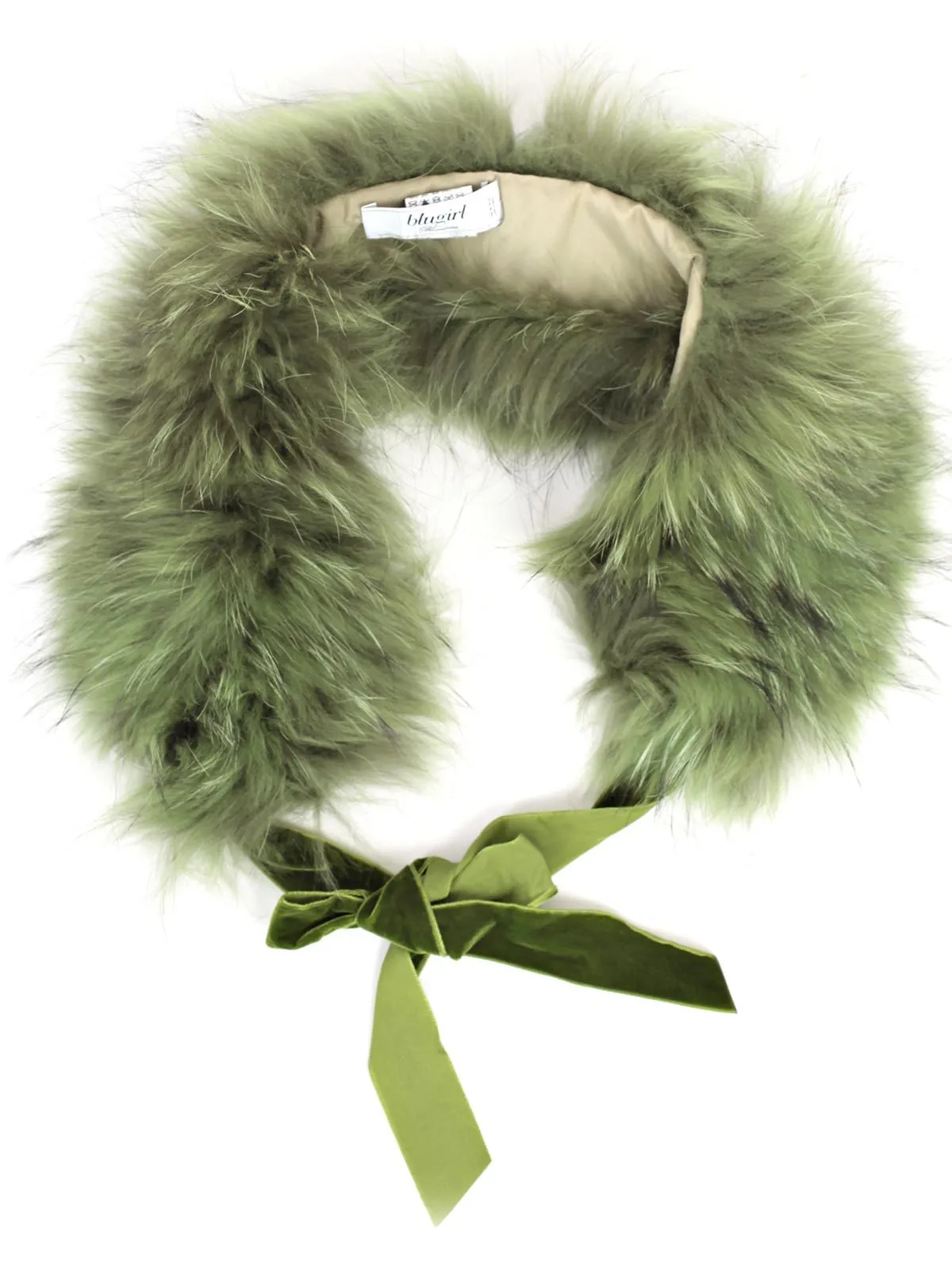 Blugirl Front Tie Fur Collar