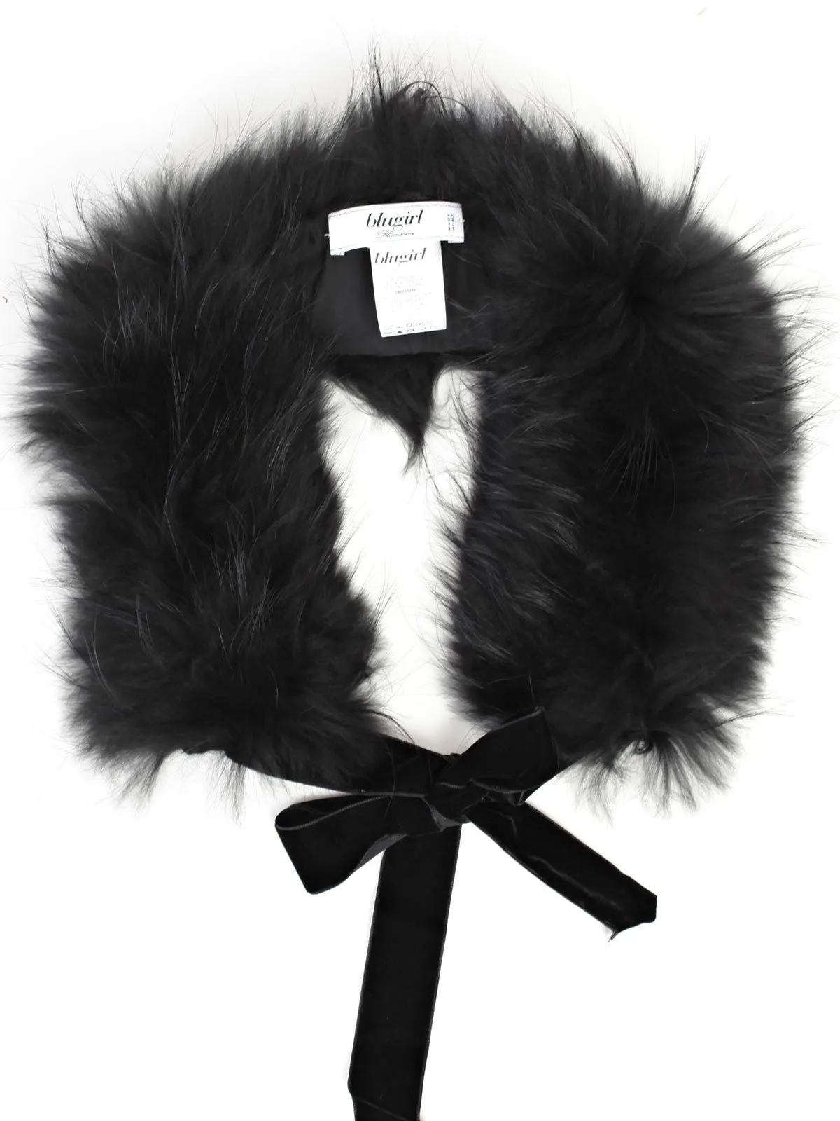 Blugirl Front Tie Fur Collar