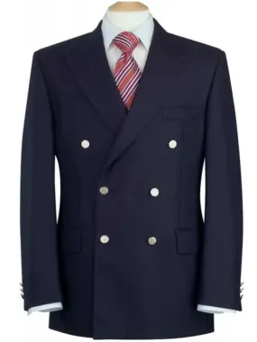 Brook Taverner Reigate Blazer - Navy Double Breasted