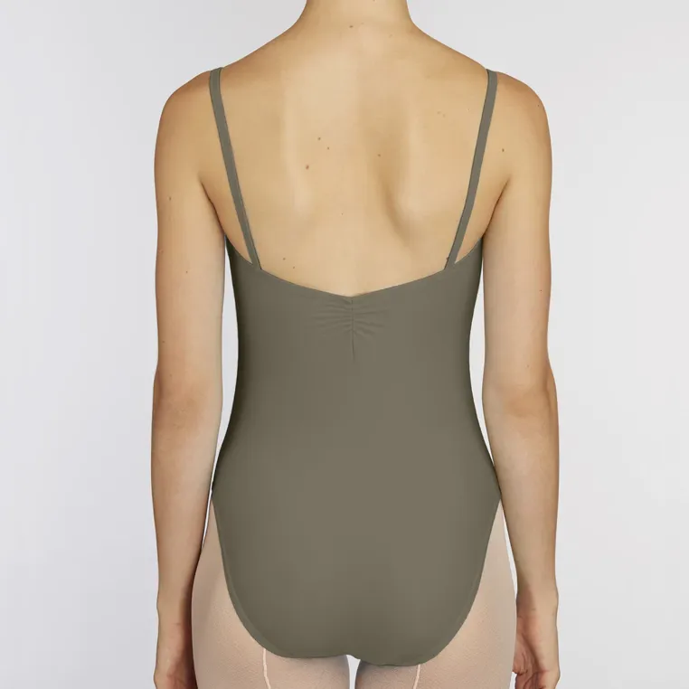 Bullet Pointe | Pinch-Front Leotard | Cappuccino