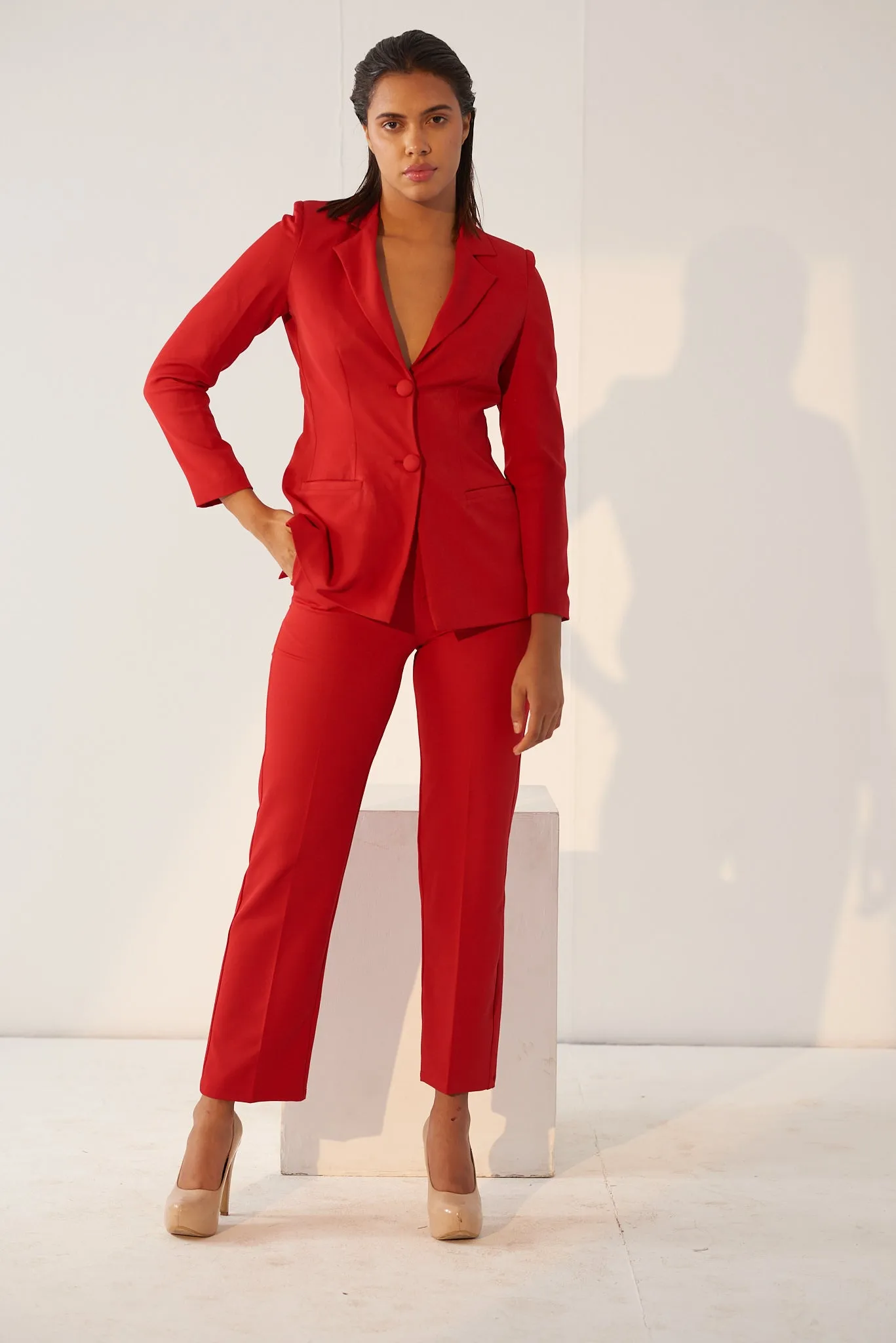 Business Formal Women's Suit |  Blazer with straight pants