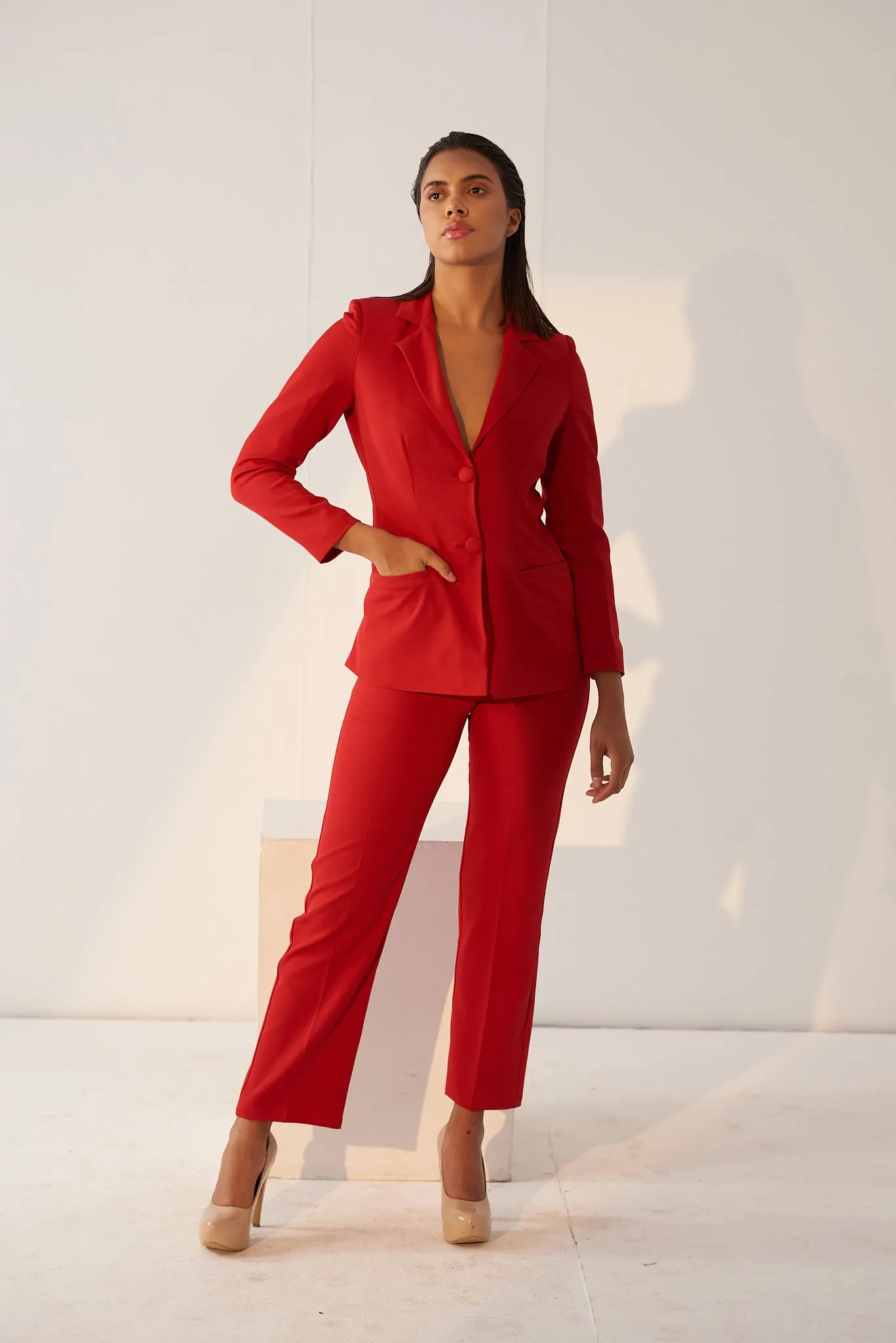 Business Formal Women's Suit |  Blazer with straight pants