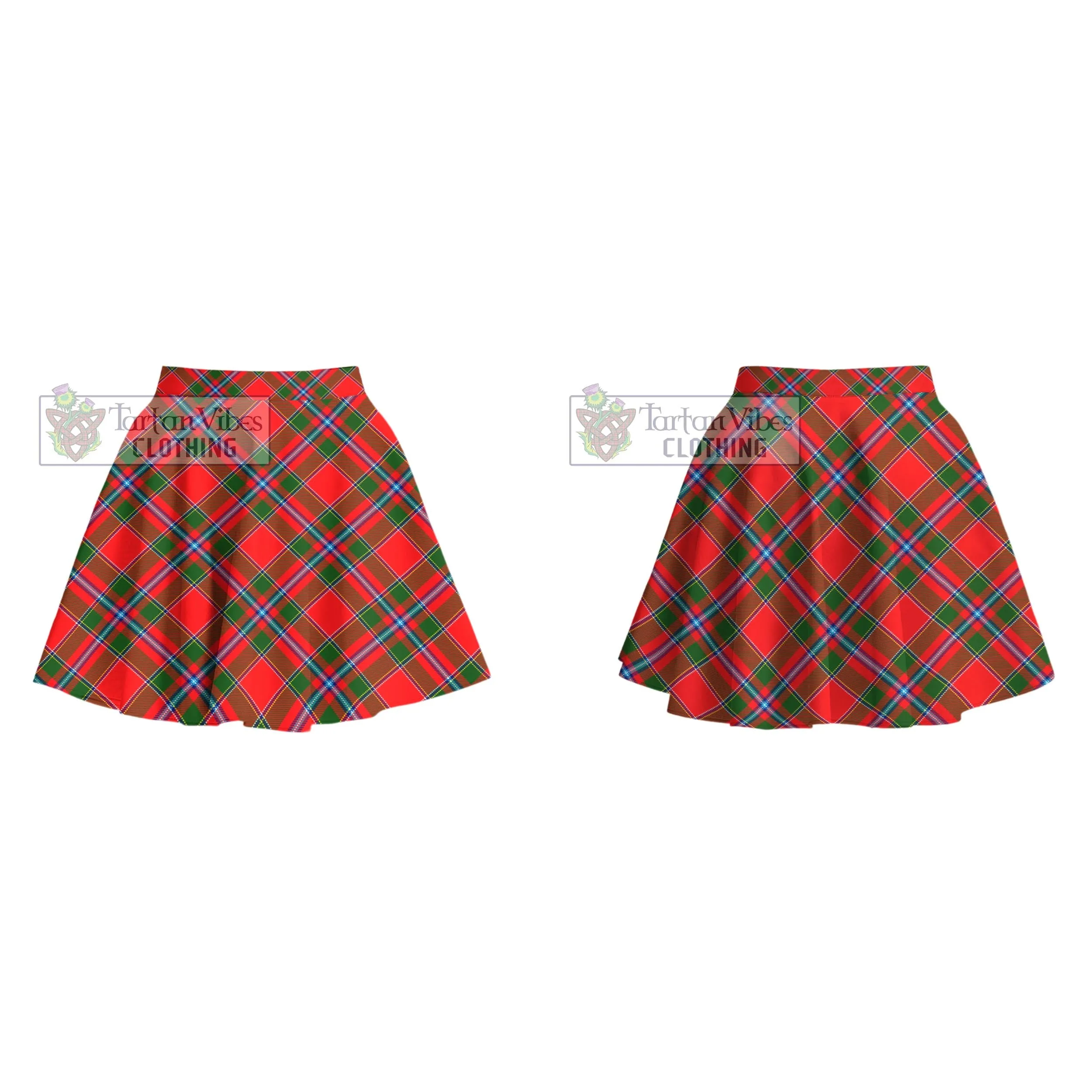 Butter Tartan Women's Plated Mini Skirt