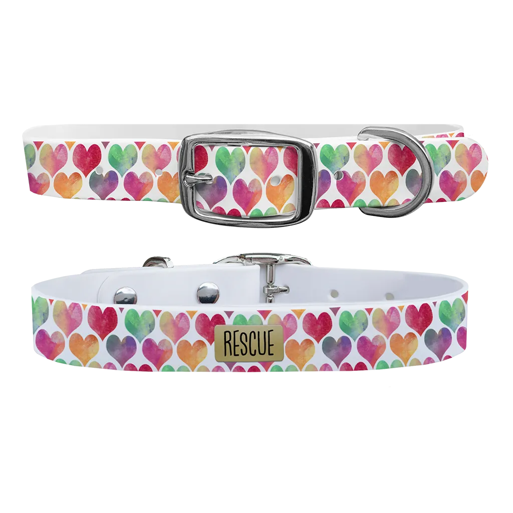 C4 Dog Collar (Rescue Pink Hearts)