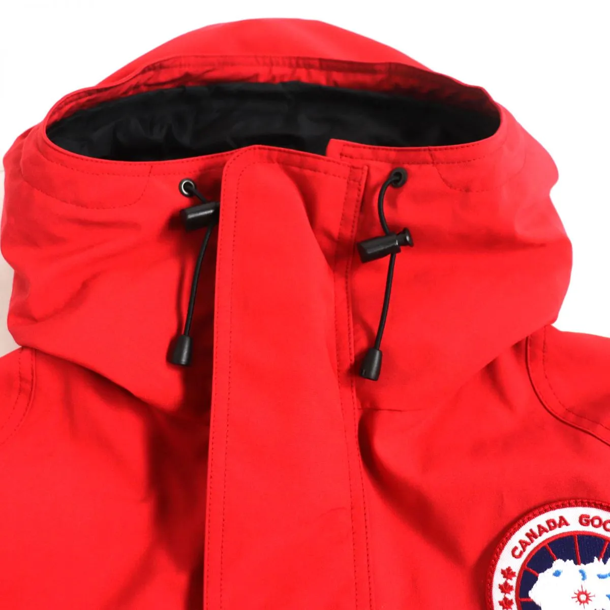 Canada Goose Logo Patch Zip Parka 4181MJW Red S/P