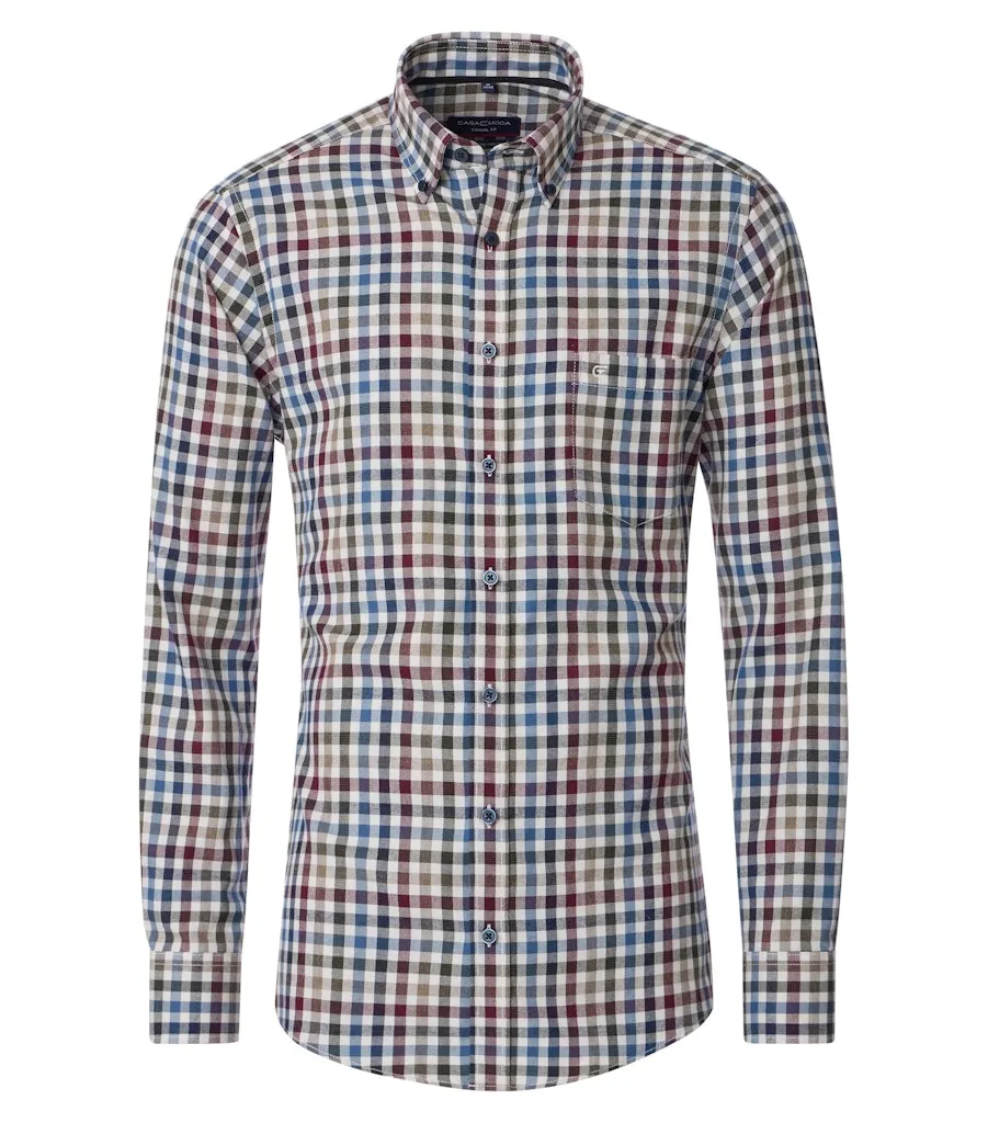 Casa Moda - 3XL, Casual Fit, Organic Cotton Gingham