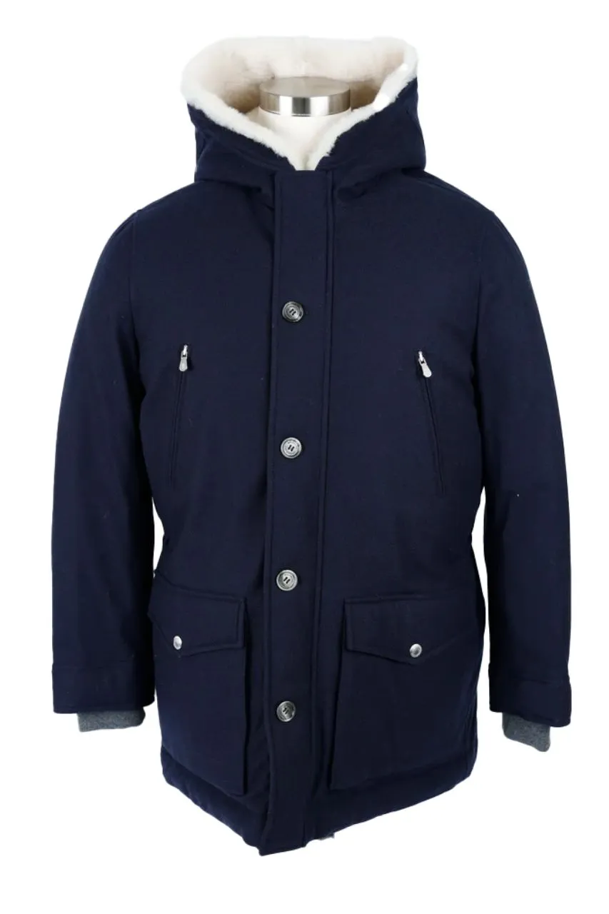 Cashmere Blend Down Filled Parka