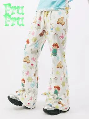 Casual Printed Flared Pants【s0000009906】