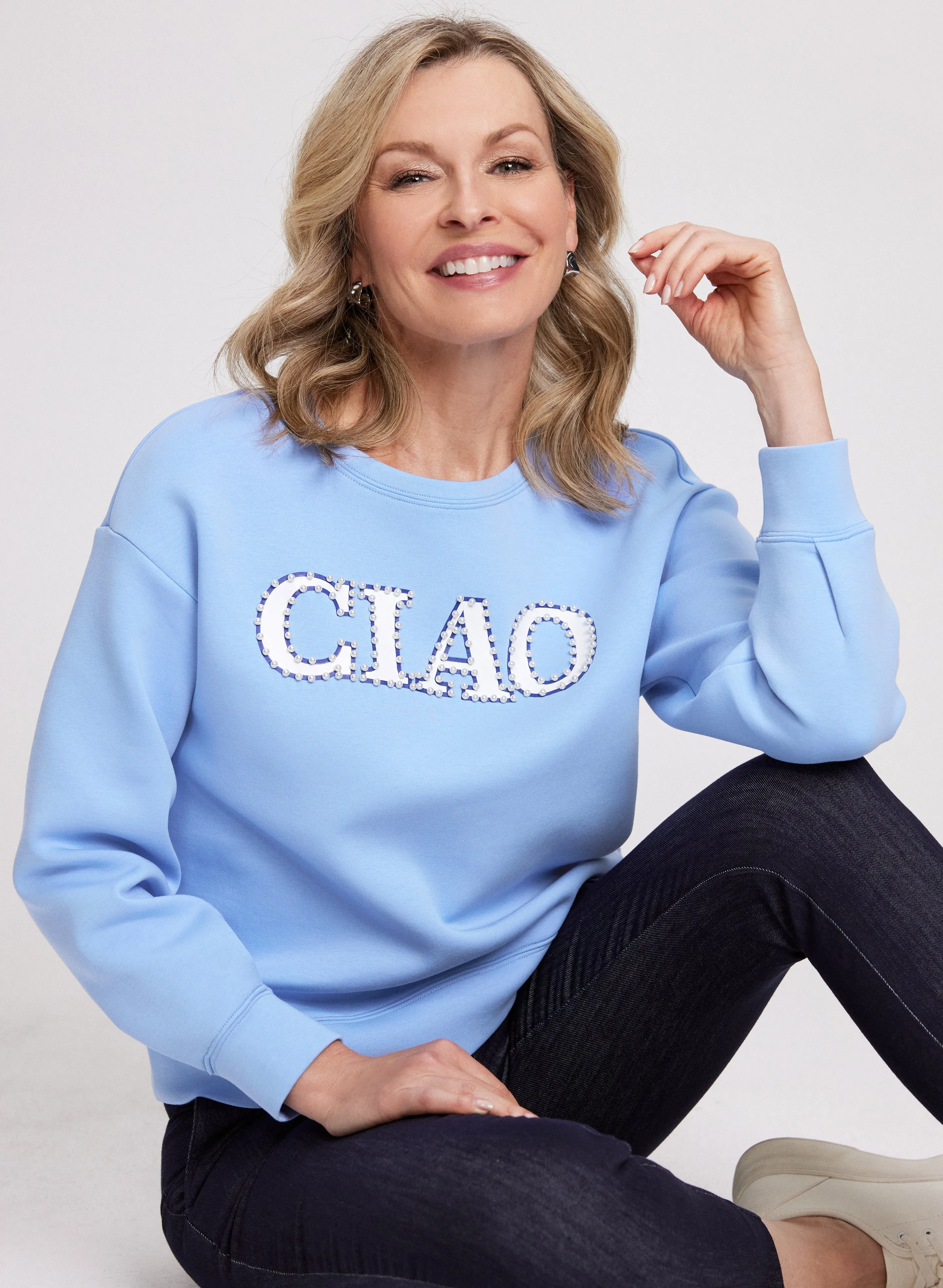 'Ciao' Long Sleeve Top