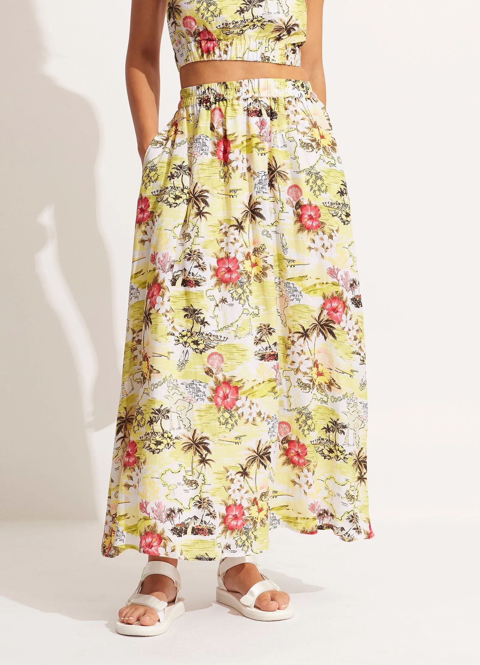 Coast To Coast Skirt - Wild Lime