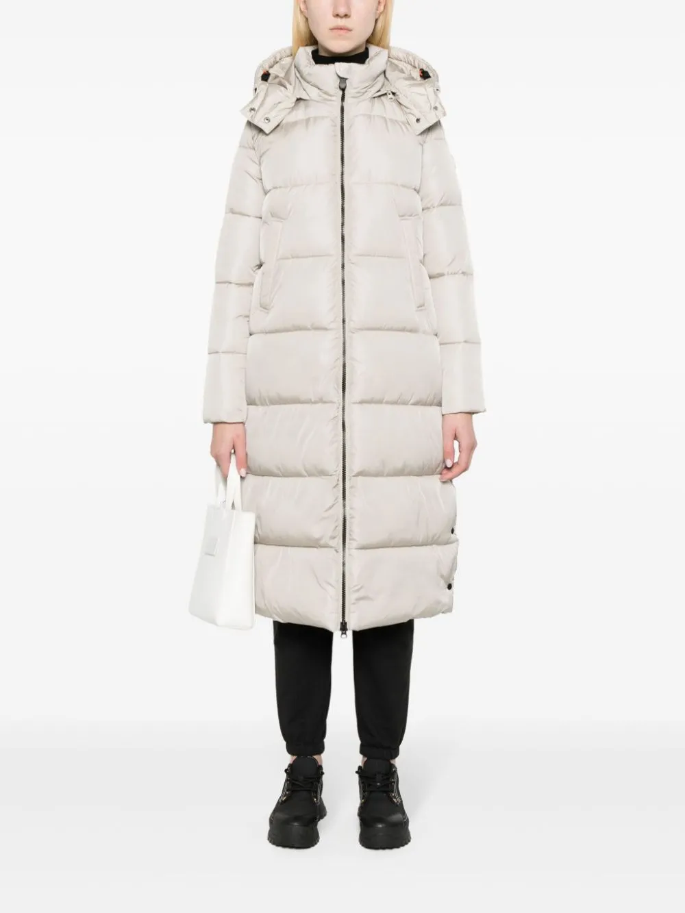 Colette quilted hooded coat