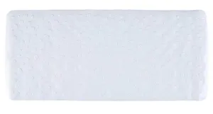 Contemporary Bath Mat - White