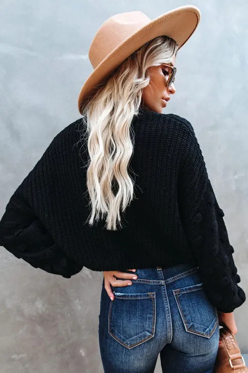 Cozy Cutie Mock Neck Knit Sweater - 3 Colors