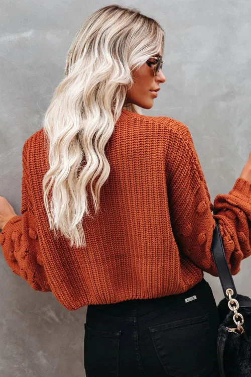 Cozy Cutie Mock Neck Knit Sweater - 3 Colors