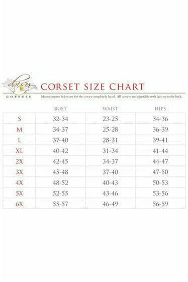 Daisy Corsets Top Drawer 6 PC Fairytale Princess Corset Costume