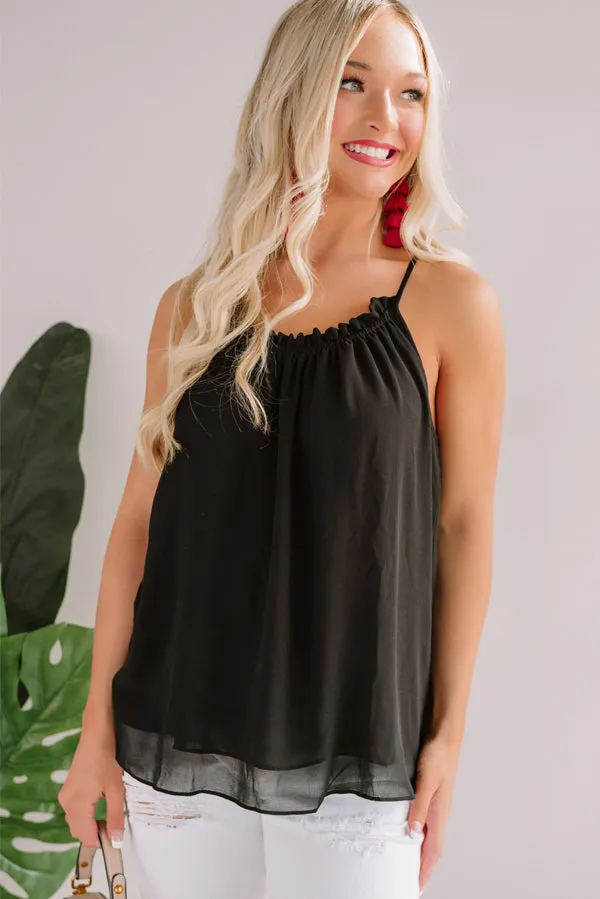 Destin Dreamer Shift Tank In Black