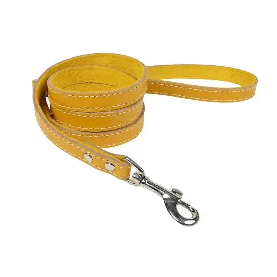 DOGUE Classic Stitch Leather Dog Lead