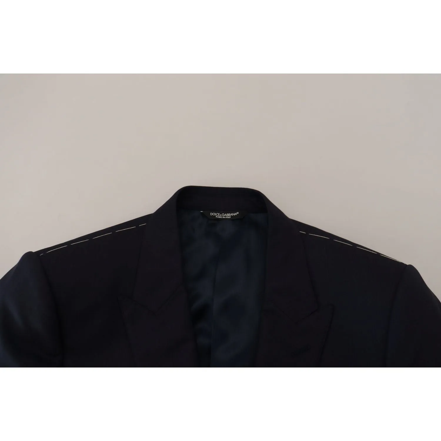 Dolce & Gabbana Elegant Single Breasted Wool Silk Blazer