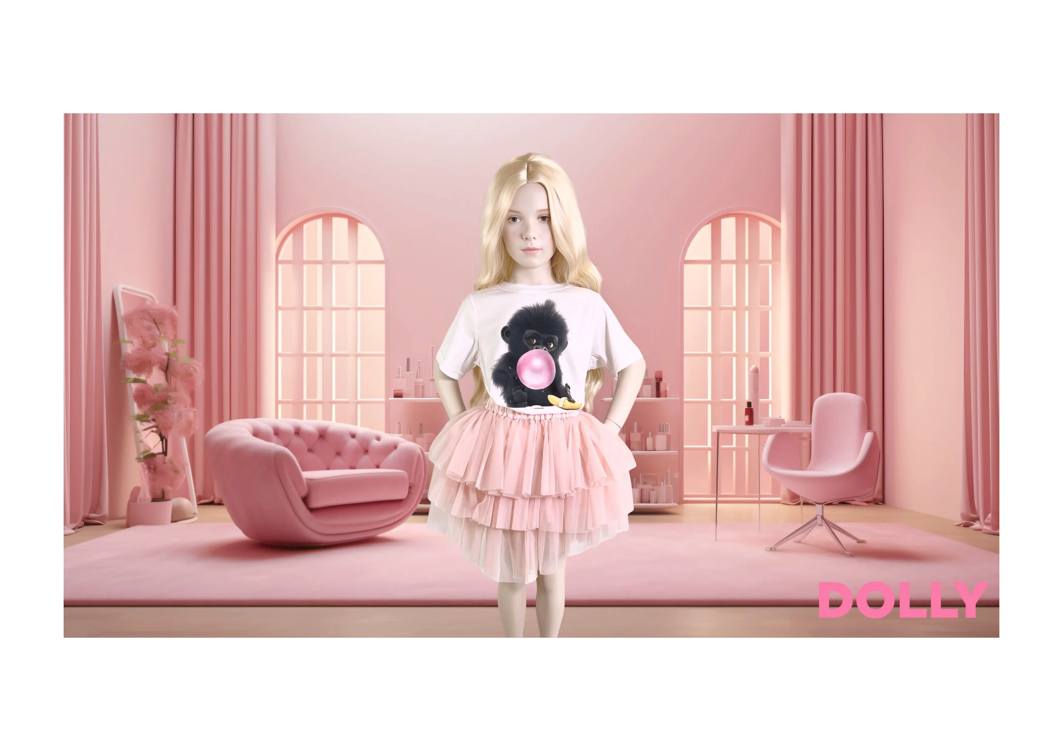 DOLLY PINK PLEASE! CALL ME AURORA TUTU Ballet pink