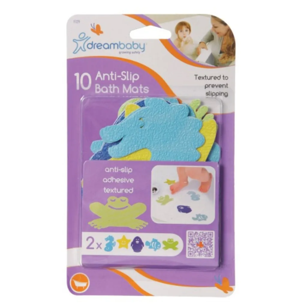 Dreambaby Non-Slip Bath Appliques 10 Pack