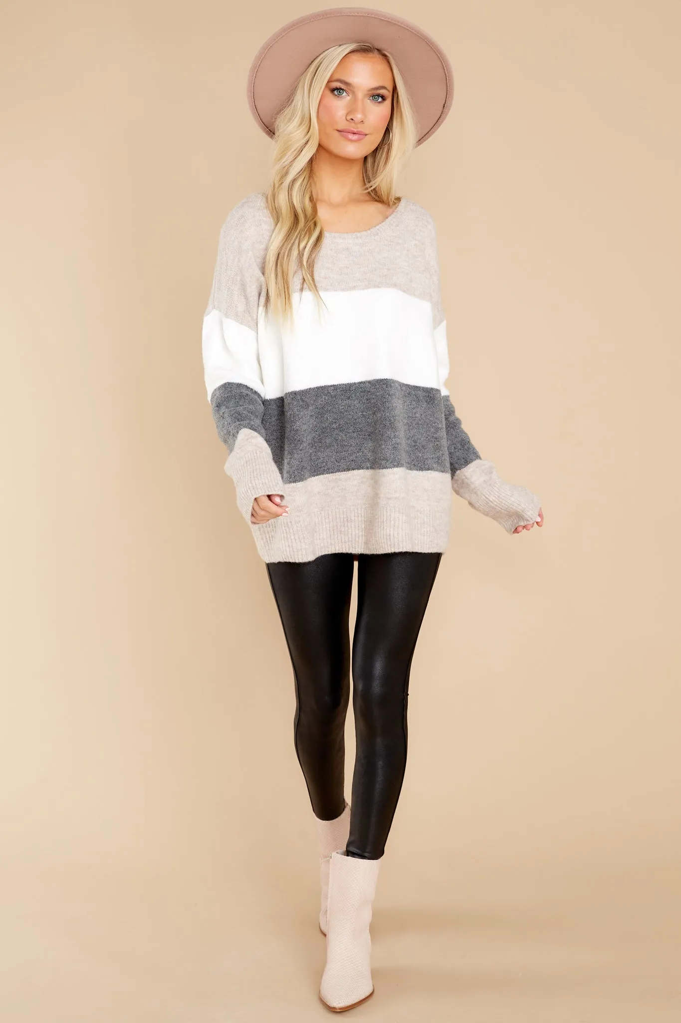 Everyday Moments Mocha Multi Sweater