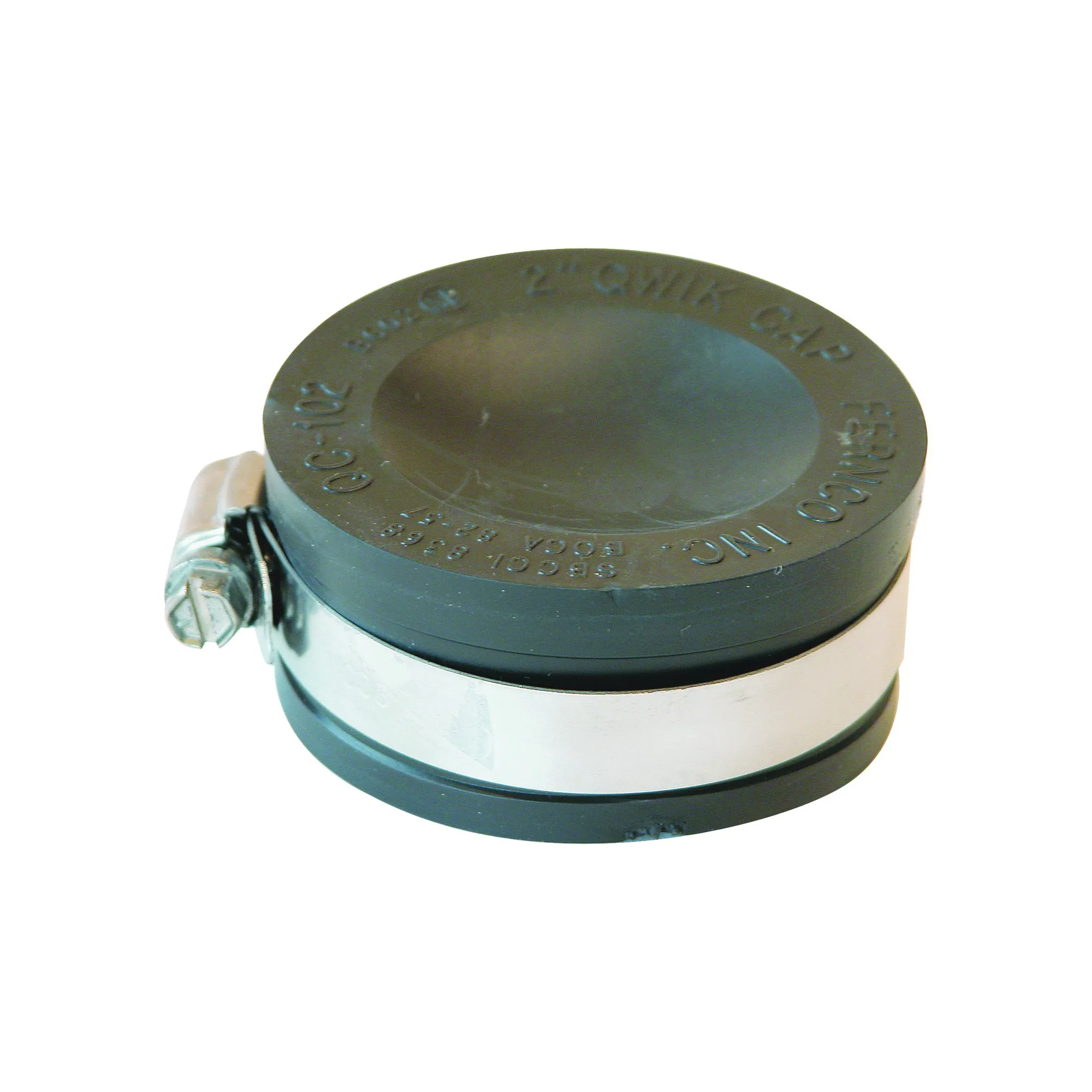 FERNCO QC-102 Pipe Cap, 2 in Connection, Slip, PVC