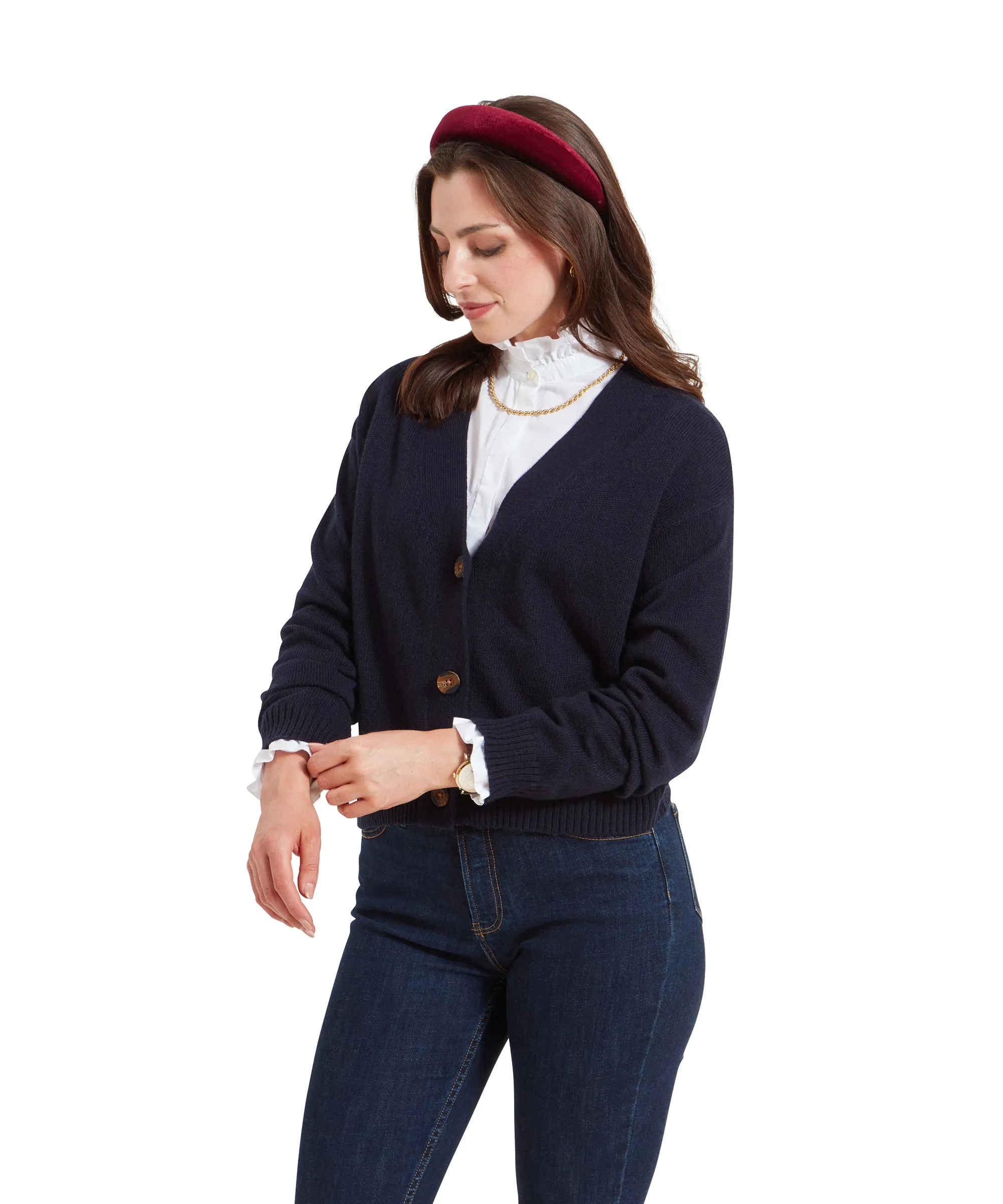 Filey Cardigan - Navy