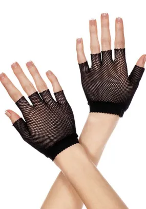 Fishnet Wrist Length [Black] | HANDWARMERS