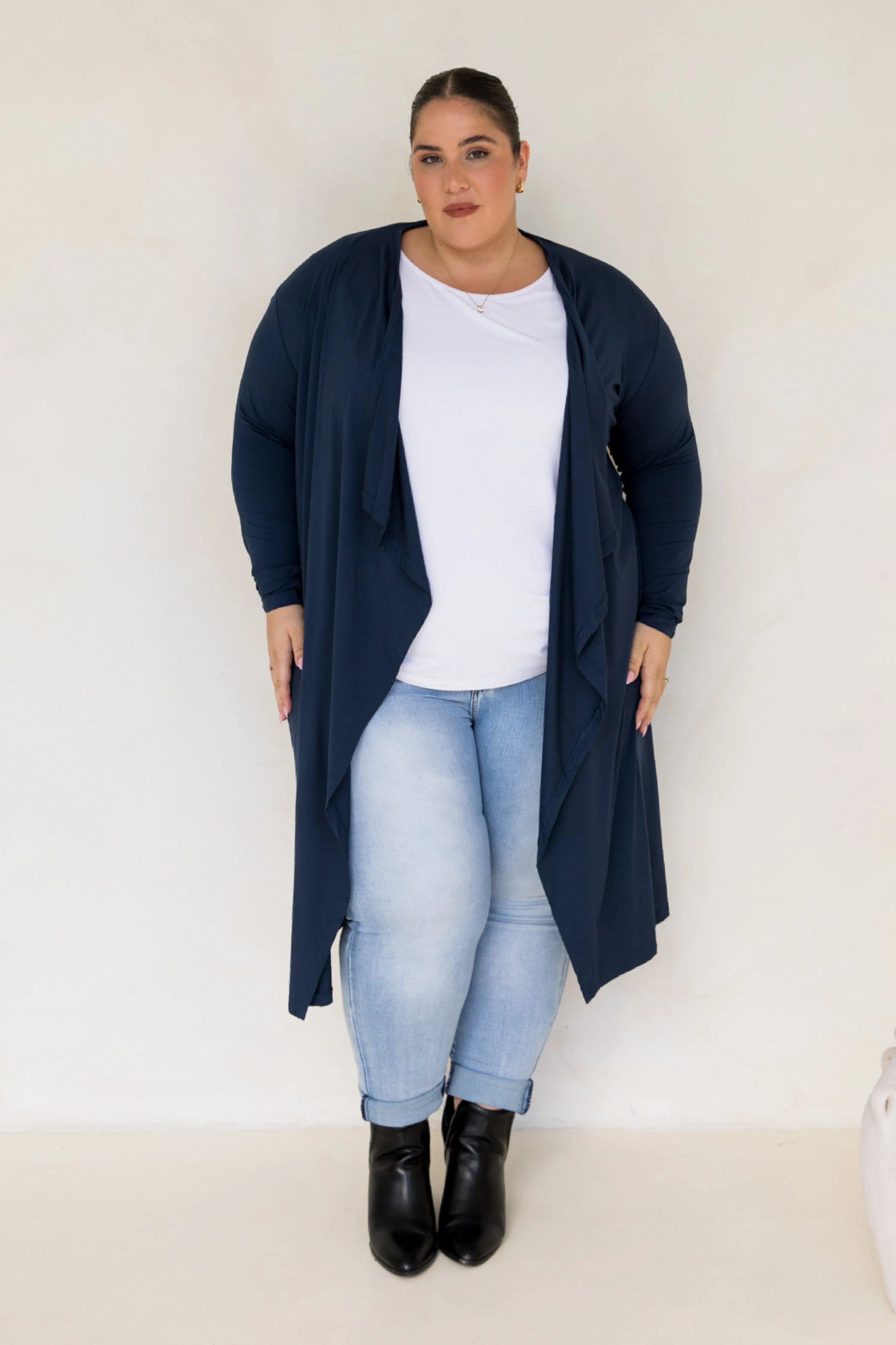 Flyaway Bamboo Cardigan | Navy