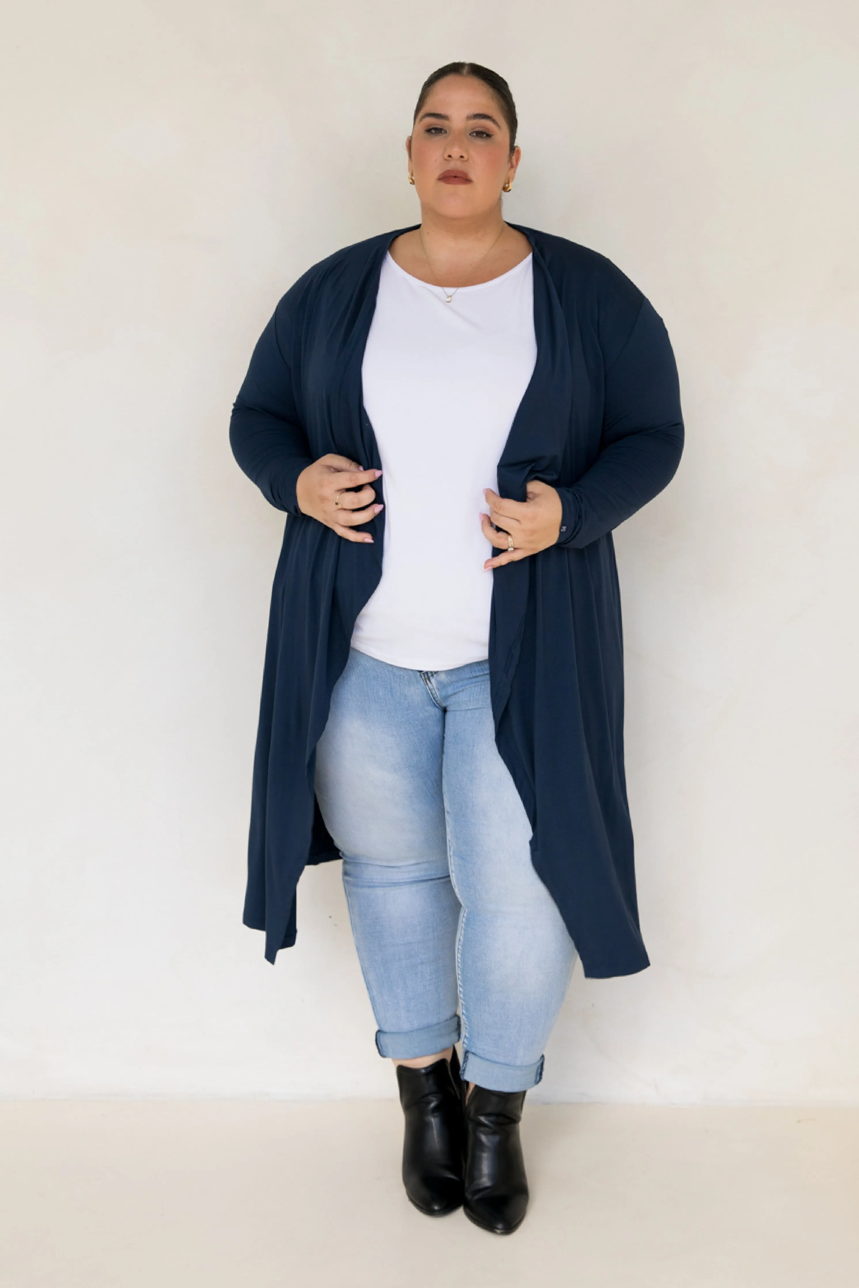 Flyaway Bamboo Cardigan | Navy