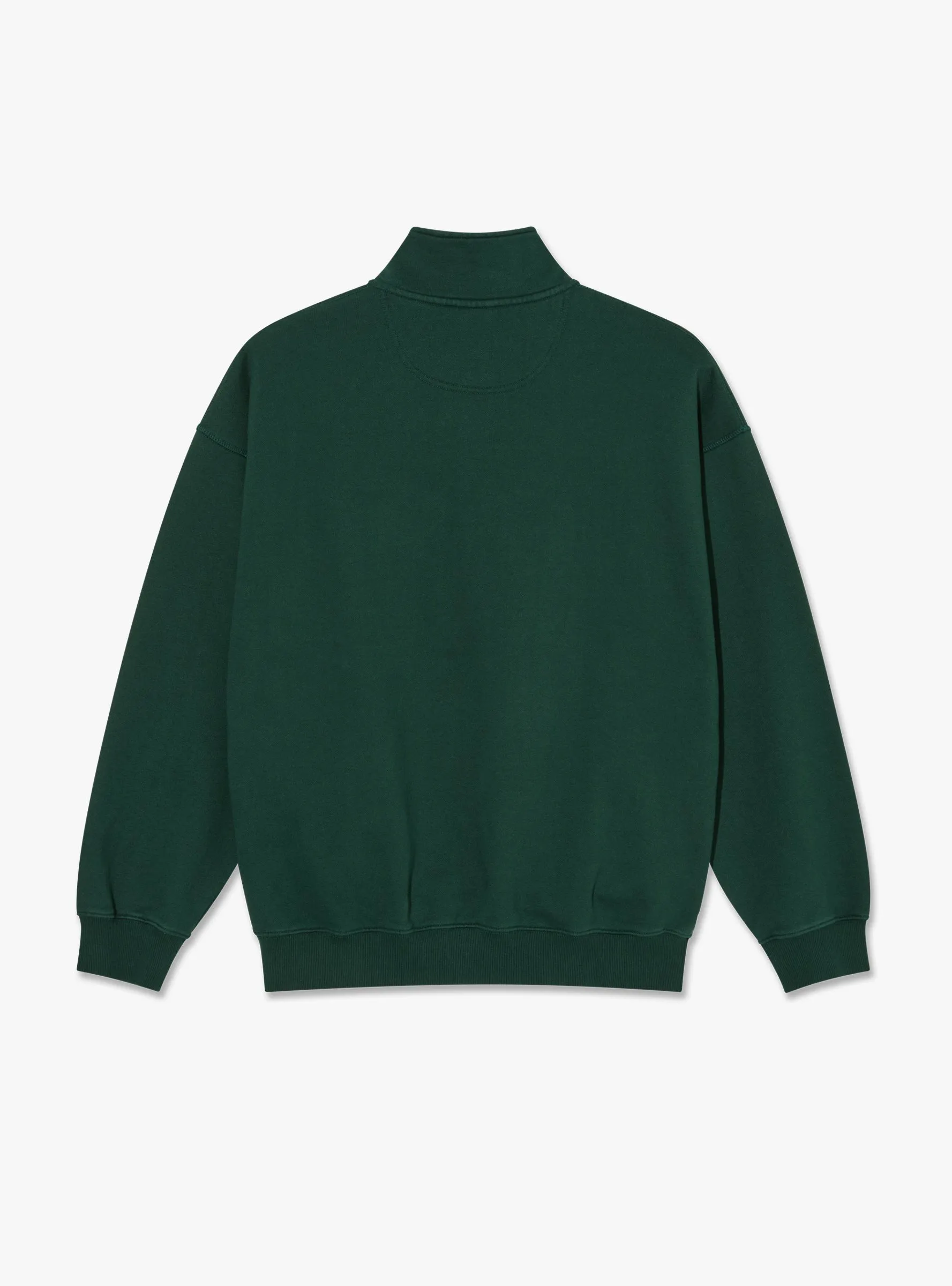 Frankie Half Zip Sweater Dark Emerald