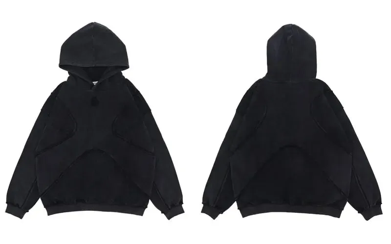 FS 'Liberation' Frayed Edge Worn Cotton Pullover Hoodie